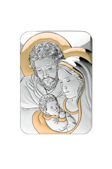 Art Sacrum Obraz srebrny �w. Rodzina 15/10,5cm