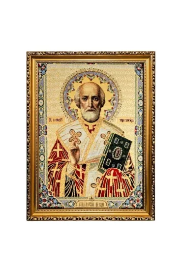 Art Sacrum Obraz Haftowany �w. Miko�aj 32/42cm