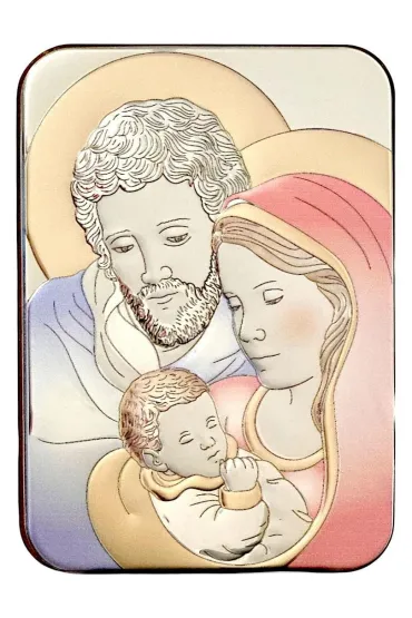 Art Sacrum Obrazzek �wi�ta Rodzina - srebro 7cm/5cm