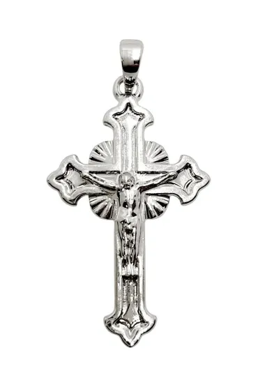 Art Sacrum Zawieszka Krzy�yk Posrebrzany 30x18mm