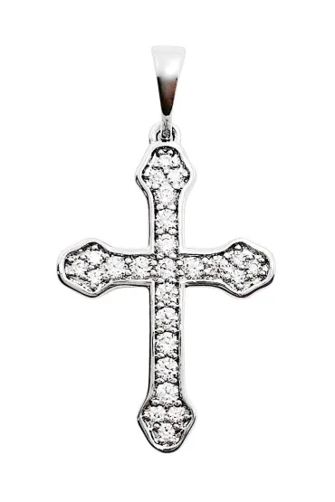 Art Sacrum Zawieszka Krzy�yk z Cyrkoniami 26x17mm