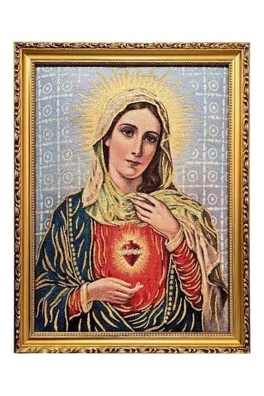 Art Sacrum Obraz Haftowany Serce Maryi 32x42cm