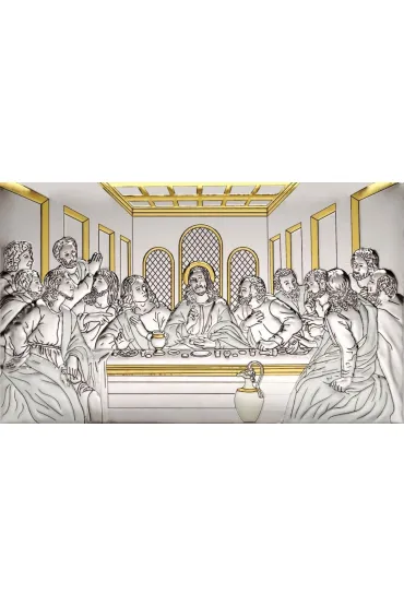 Art Sacrum Obraz srebrny Ostatnia Wieczerza 10/16,5cm