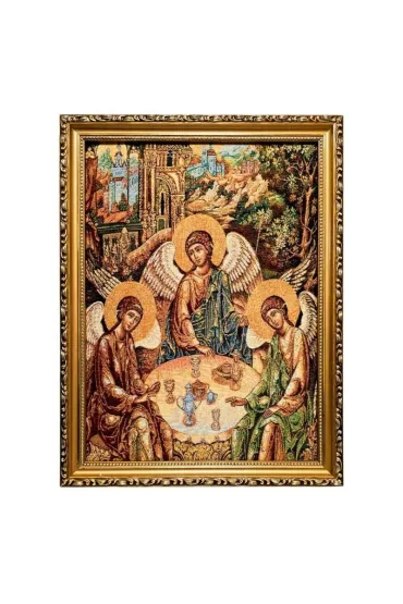 Art Sacrum Obraz Haftowany Tr�jca �w. 42/32cm