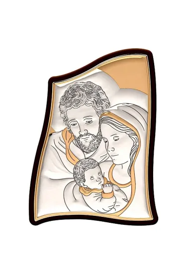 Art Sacrum Obrazek �wi�ta Rodzina - srebrny 10cm/7cm