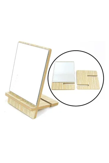 Adar Lusterko drewniane sk�adane z podstawk�