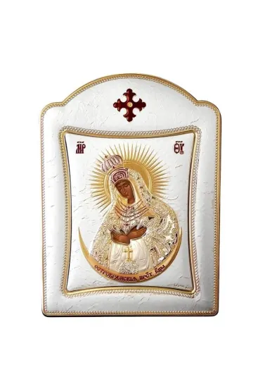 Art Sacrum Obraz srebrny Matka Bo�a Ostrobramska 30,5/23cm