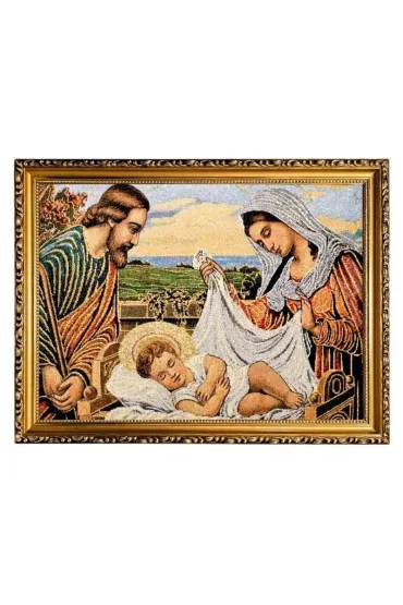 Art Sacrum Obraz Haftowany �w. Rodzina 32/42cm