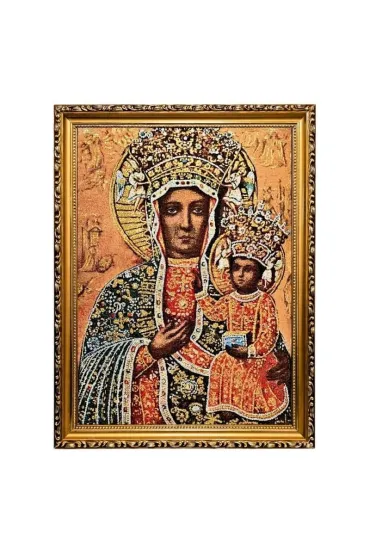 Art Sacrum Obraz Haftowany Matka Bo�a Cz�stochowska 42/32cm