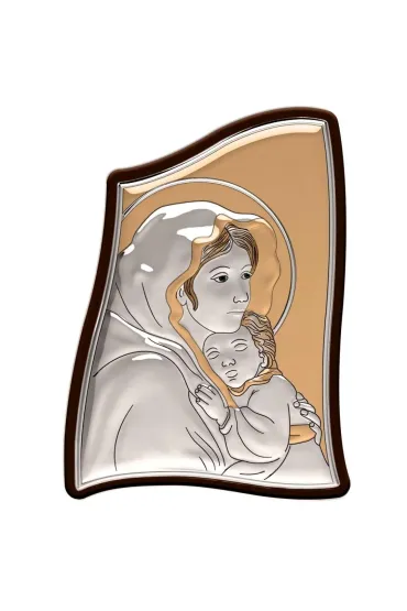 Art Sacrum Obraz srebrny M.B. z dzieci�tkiem 20/14,5cm