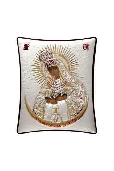 Art Sacrum Obraz srebrny Matka Bo�a Ostrobramska 15/12cm