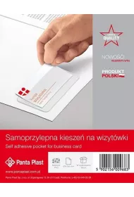Kieszeń samoprzylepna na wizytówki