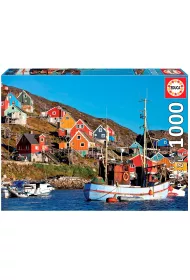 Puzzle 1000 el. Skandynawskie domy