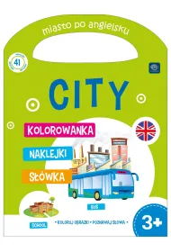 Kolorowanka A4 z nakl. Angielski MIX
