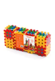 Klocki konstrukcyjne dla najmłodszych Klocki konstrukcyjne Waffle 48 elementów Kostka MARIOINEX 900260