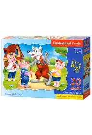 Puzzle 20 el. Trzy małe świnki