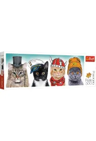 Puzzle panoramiczne 500 el. Puszysta ekipa