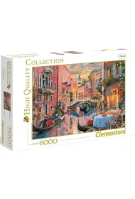 Puzzle 6000 el. High Quality Collection. Wieczorny zachód słońca w Wenecji