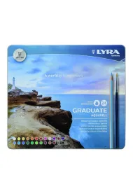 Kredki Graduate Aqua metal box M24