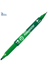 Marker permanentny z dwiema okrągłymi końcówkami 3 mm/0.8 mm