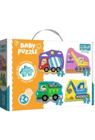 Baby Puzzle. Pojazdy na budowie