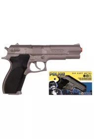 Metalowy pistolet policyjny 8 naboi