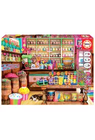 Puzzle 1000 el. Sklep ze słodyczami