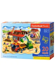 Puzzle 20 el. Dom w budowie