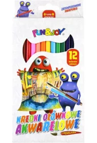 Kredki ołówkowe akwarelowe z pędzelkiem