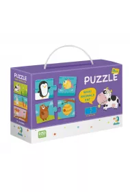 Puzzle Duo Co jedzą zwierzęta