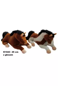 Pluszak Koń z głosem 45cm Leżący SUN-DAY K1043