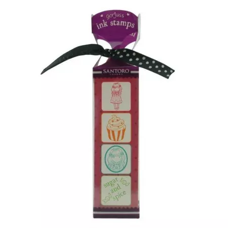 Zestaw stempli z tuszem - Sugar and Spice