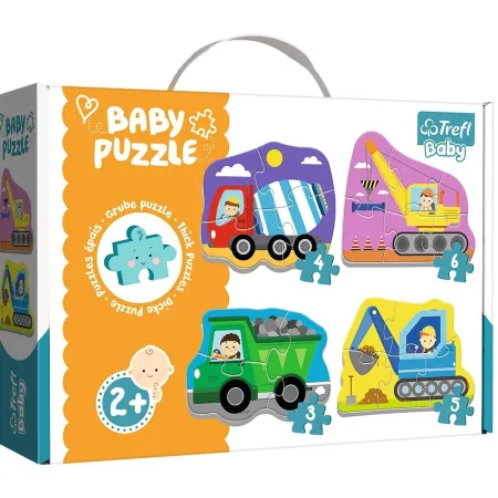 Baby Puzzle. Pojazdy na budowie